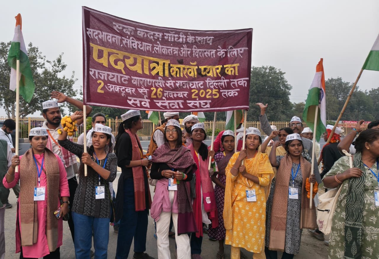 मथुरा बार्डर सील होने के बावजूद पदयात्रा मथुरा की तरफ आगे बढ़ी – पदयात्रा का 45वां दिन