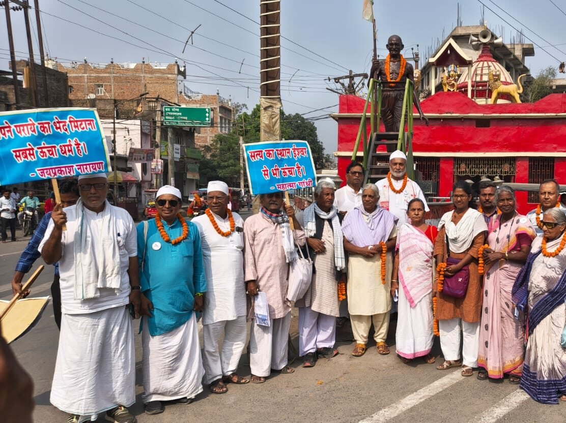 बेतिया, पश्चिमी चंपारण पहुंची यात्रा – पदयात्रा का 8वां दिन