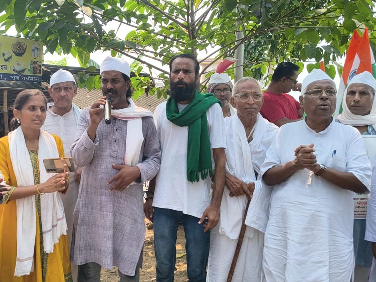 मेमारी, पूर्व वर्धमान पहुंची ‘जहाँ पड़े कदम गांधी के, एक कदम गांधी के साथ’ पदयात्रा